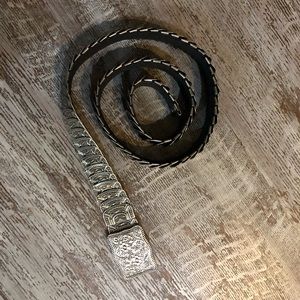 Decorative Sliver Metal Elastic Belt